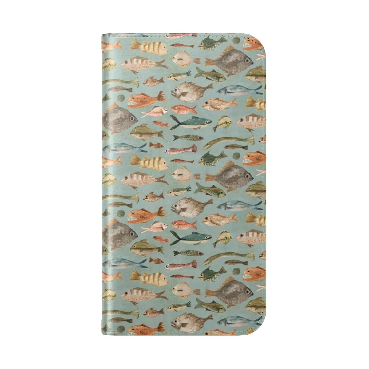 Aquatic Themed Flip Phone Case for Mobile Devices