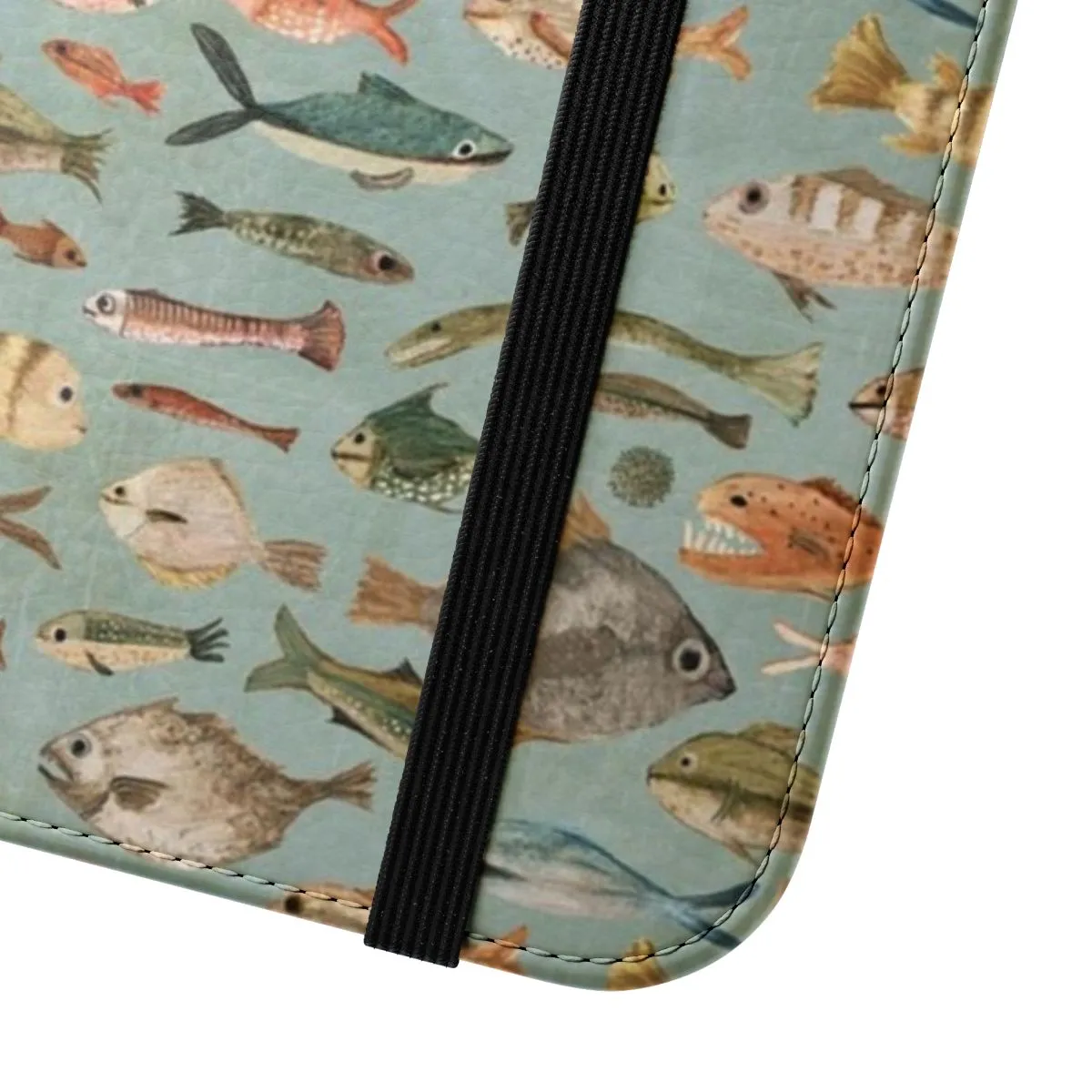 Aquatic Themed Flip Phone Case for Mobile Devices