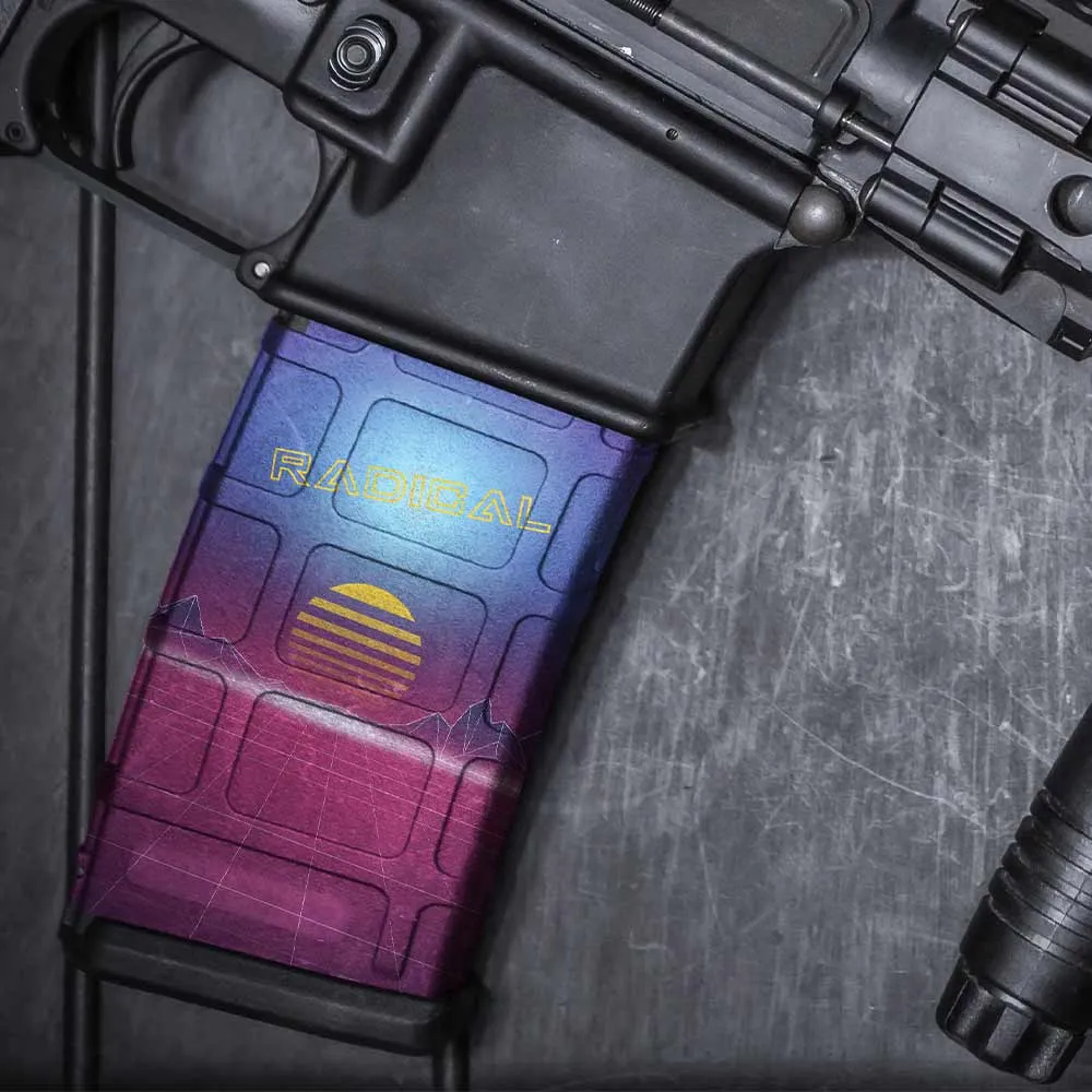 AR-15 Mag Skin (Retrowave)