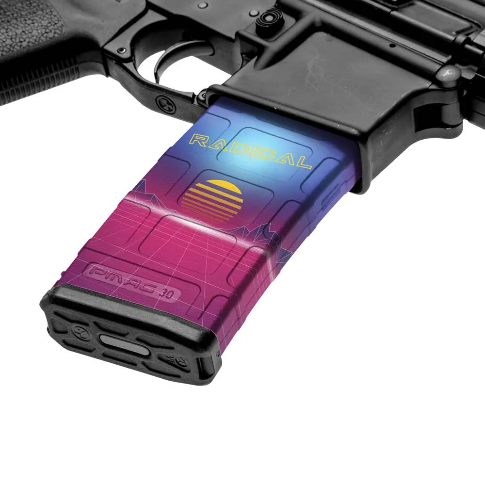 AR-15 Mag Skin (Retrowave)