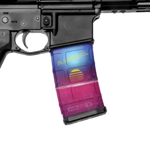 AR-15 Mag Skin (Retrowave)