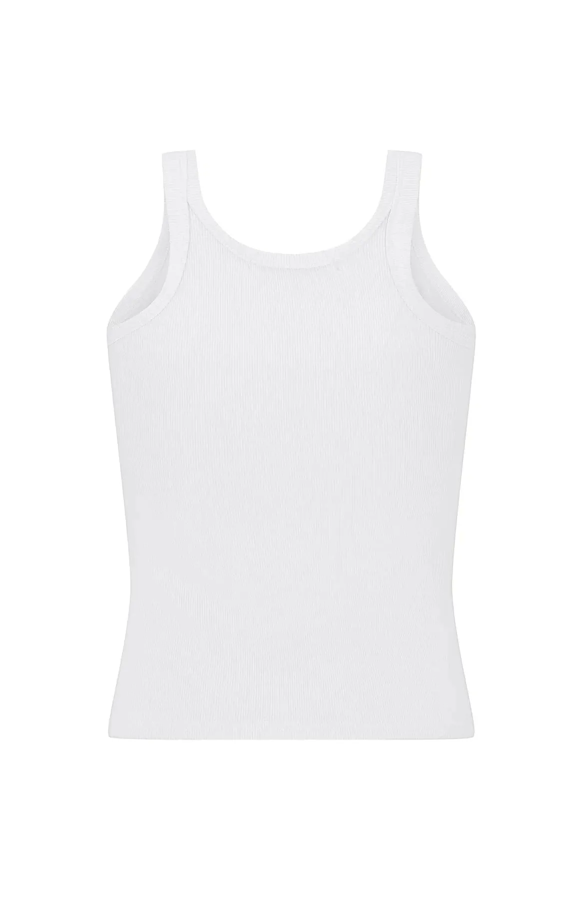 Araminta James | Monogram Tank - Snow