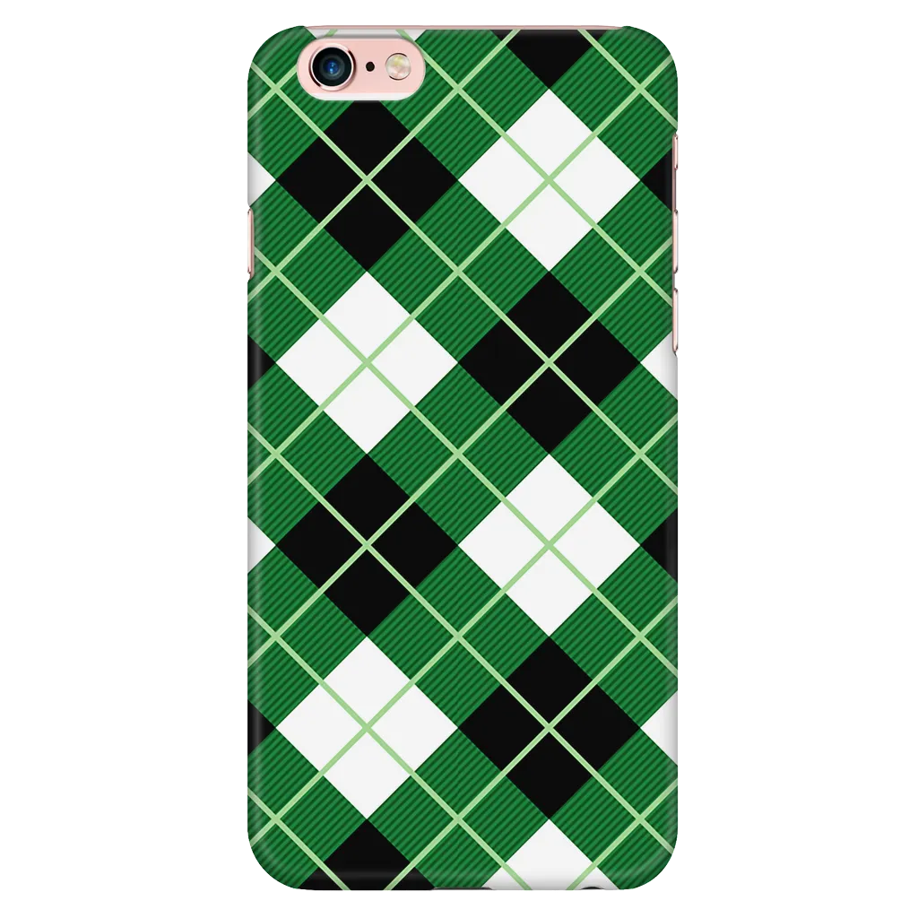 Argyle Diagonal Diamond Scottish Plaid Tartan Phone Case