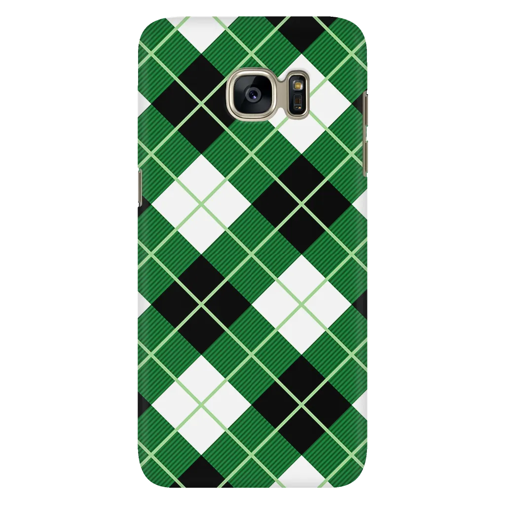 Argyle Diagonal Diamond Scottish Plaid Tartan Phone Case