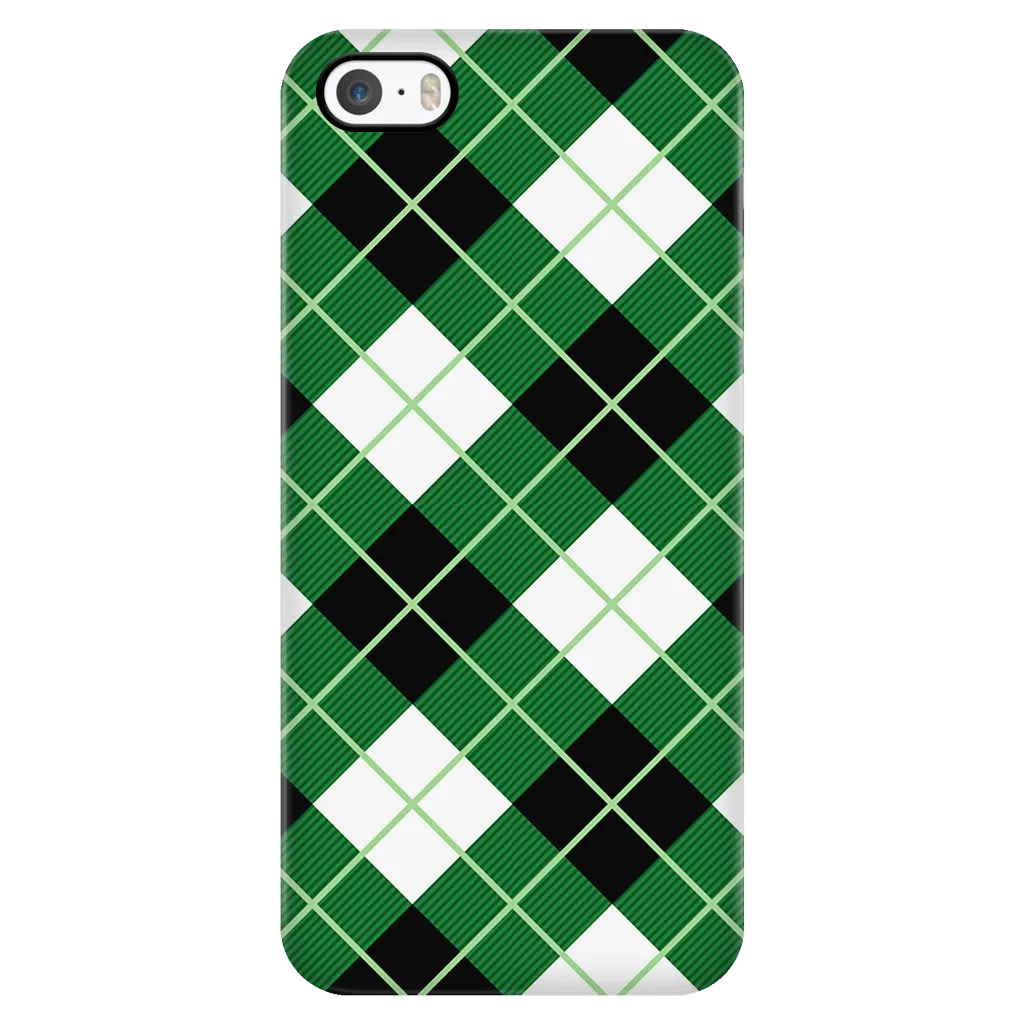 Argyle Diagonal Diamond Scottish Plaid Tartan Phone Case