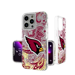 Arizona Cardinals Paisley Glitter Phone Case