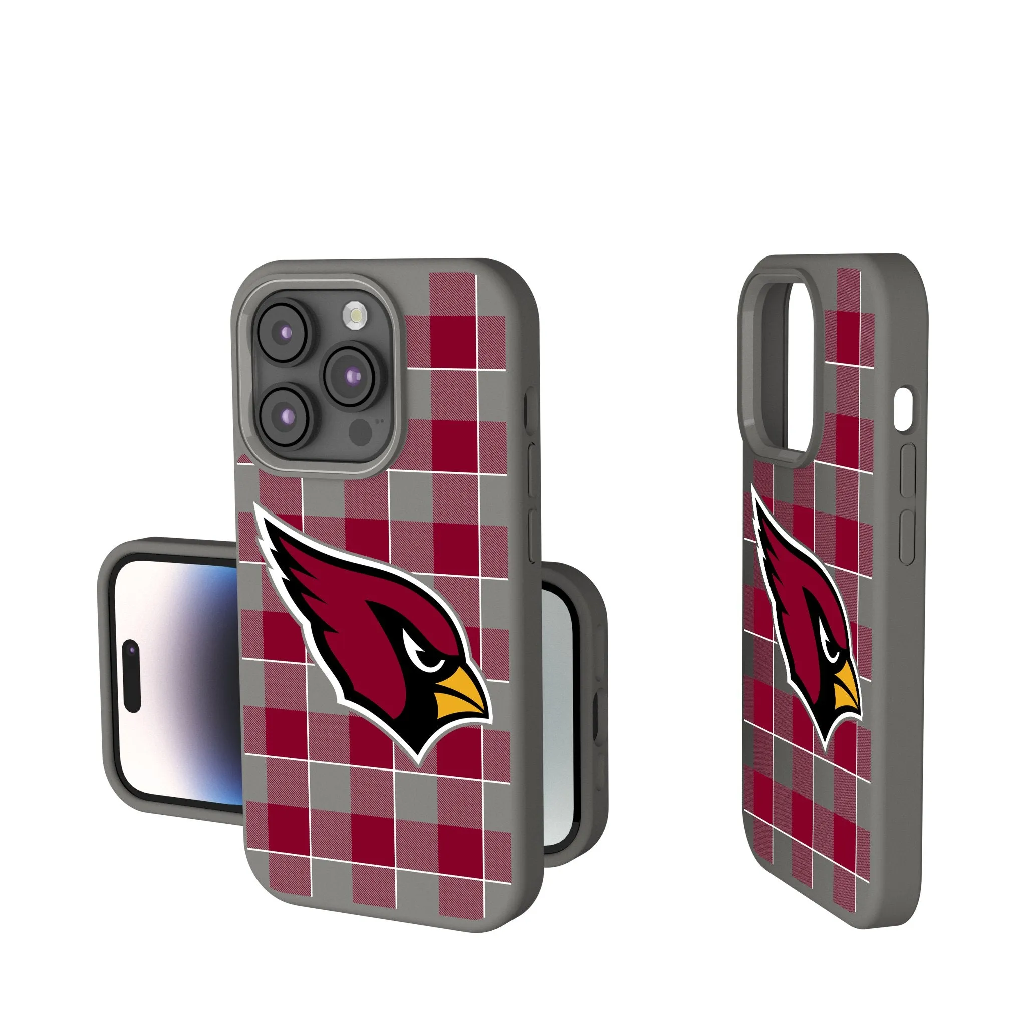 Arizona Cardinals Plaid Soft Touch Phone Case