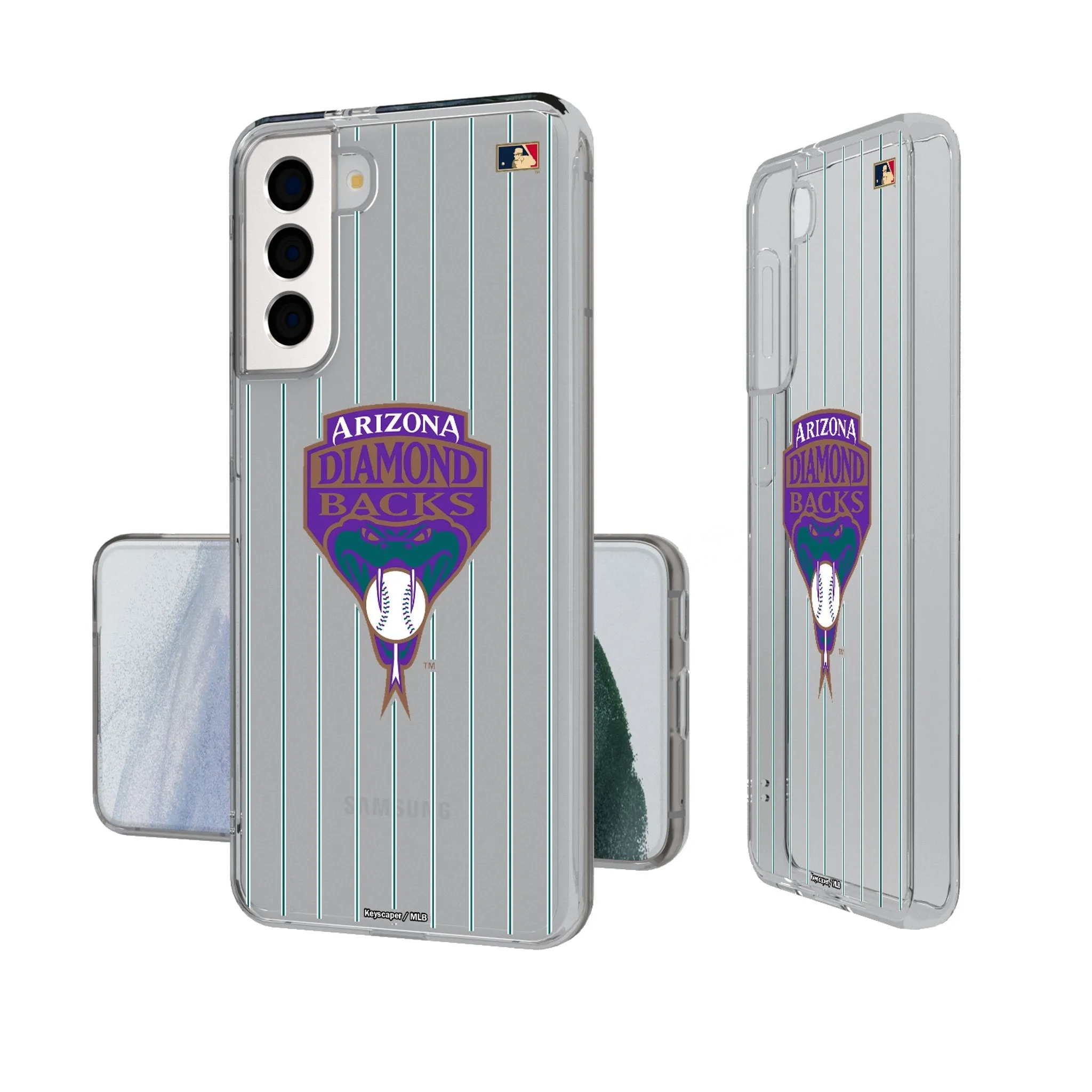 Arizona Diamondbacks 1999-2006 - Cooperstown Collection Pinstripe Clear Phone Case