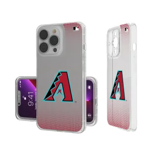 Arizona Diamondbacks Linen Clear Phone Case