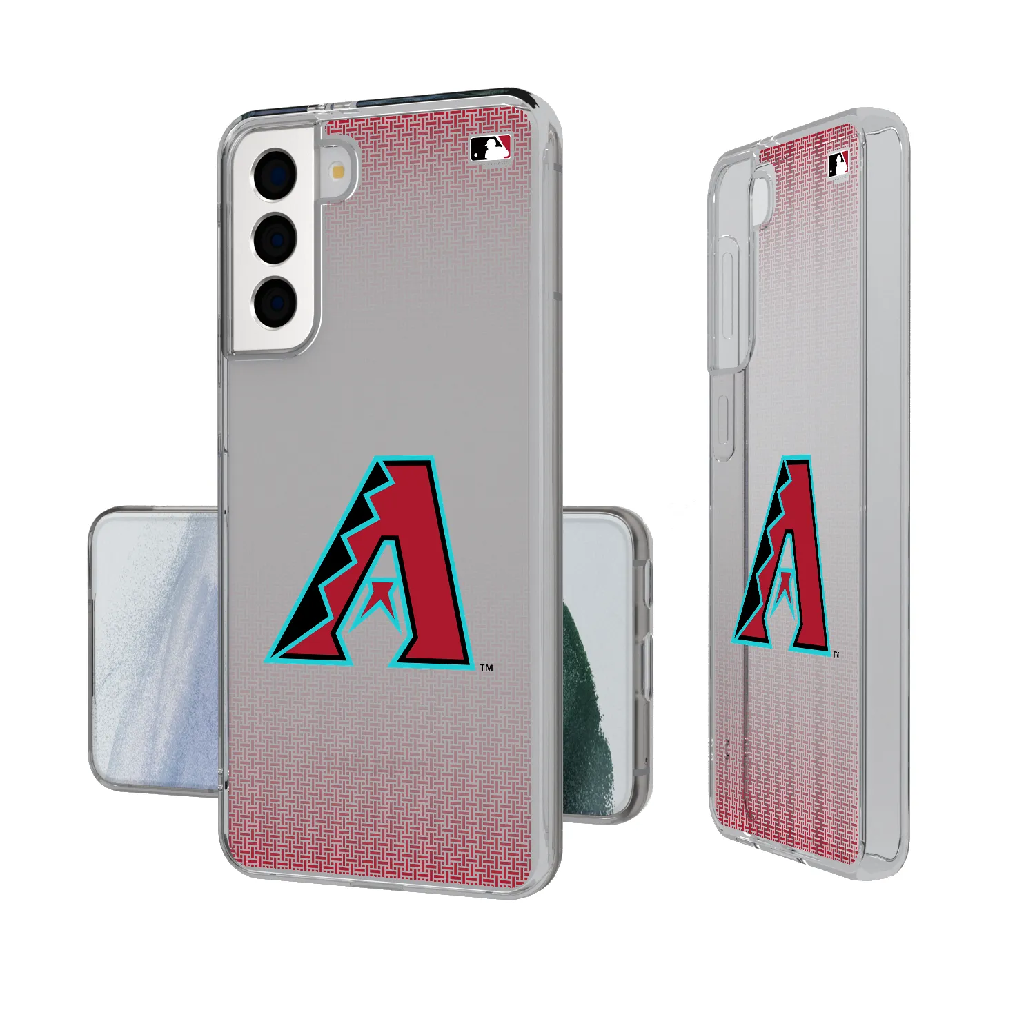 Arizona Diamondbacks Linen Clear Phone Case