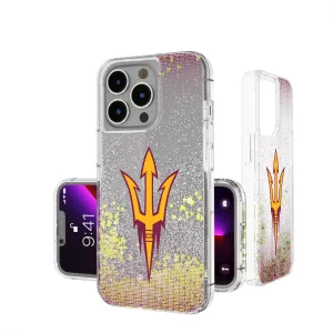 Arizona State University Sun Devils Linen Glitter Phone Case