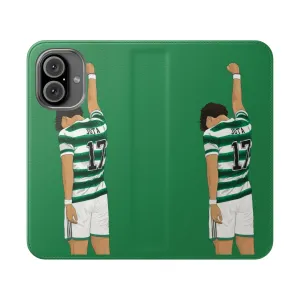 Arm Up Flip Cover Phone Case for Celtic Fans