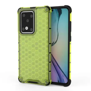 Armor Case Samsung S20  S20 Ultra 5G Honeycomb Clear Phone Case Shockproof Back Cover