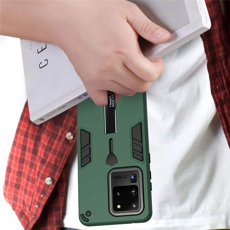 Armor Ring Stand Holder Phone Case For Samsung