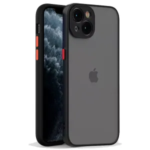 Armoured™ Camera Shield Lite Case Cover for iPhone 14 & 13 - Black / Red