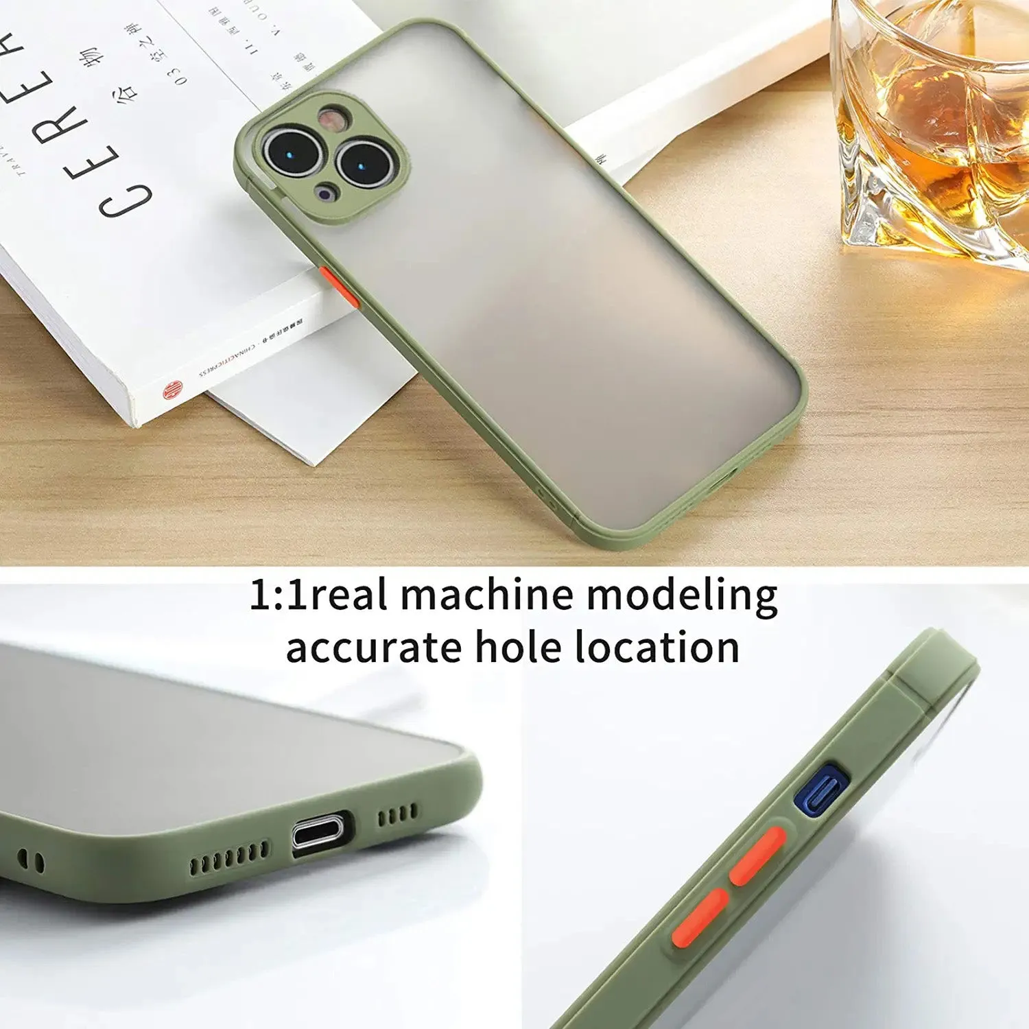 Armoured™ Camera Shield Lite Case Cover for iPhone 14 & 13 - Lavender / Blue