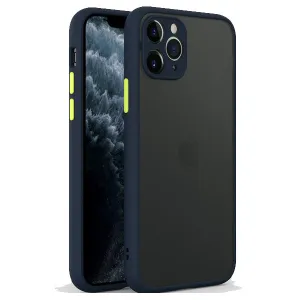 Armoured™ Camera Shield Lite Case Cover for iPhone 14 Pro Max - Blue / Yellow