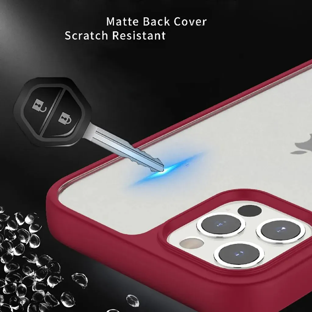 Armoured™ Shield MagSafe Tough Case for Apple iPhone 14 Pro - Black (Red Buttons)