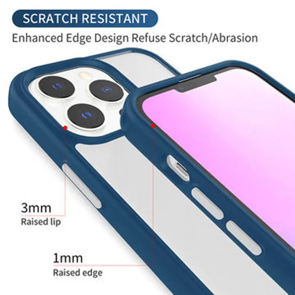 Armoured™ Shield Tough Case for Apple iPhone 14 Plus - Black (Red Buttons)