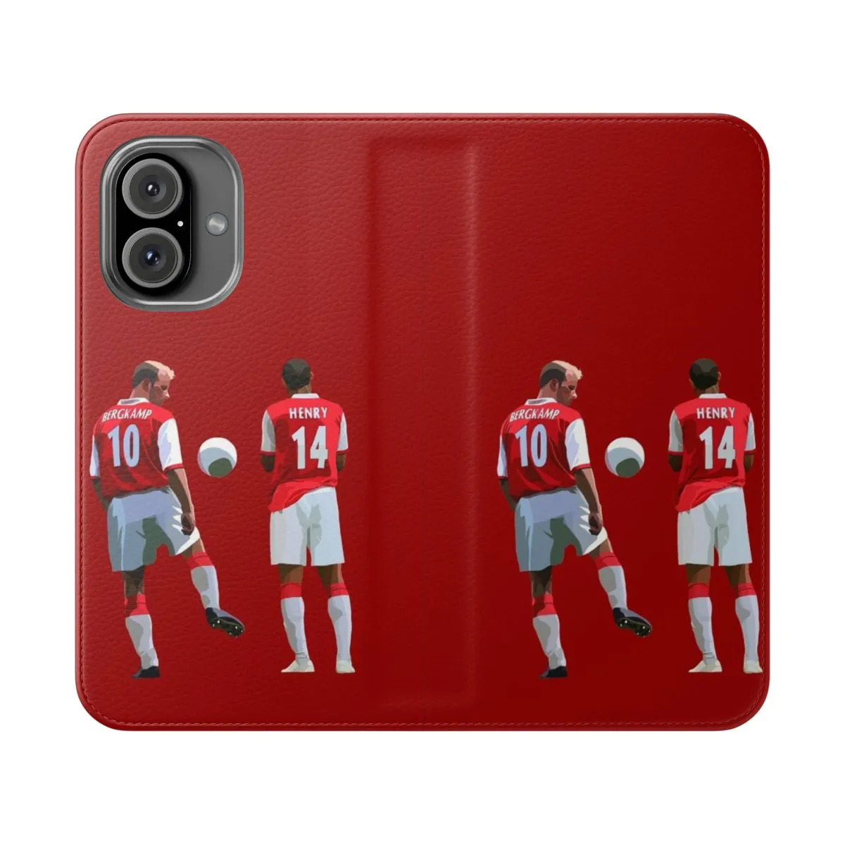 Arsenal Legends Flip Cover Phone Case - Bergkamp & Henry