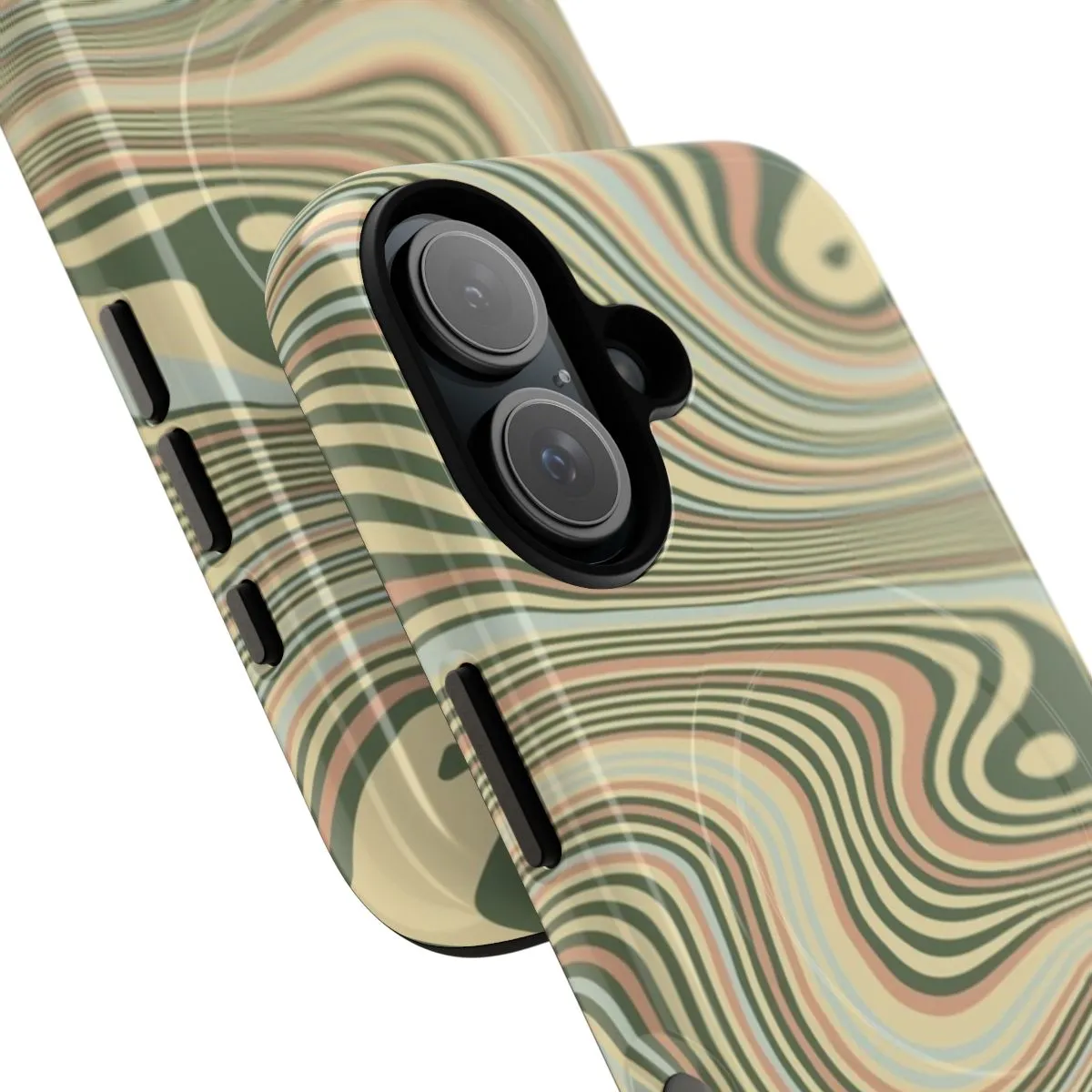 Artful Abstract Swirl Pattern Magnetic Protective Phone Case