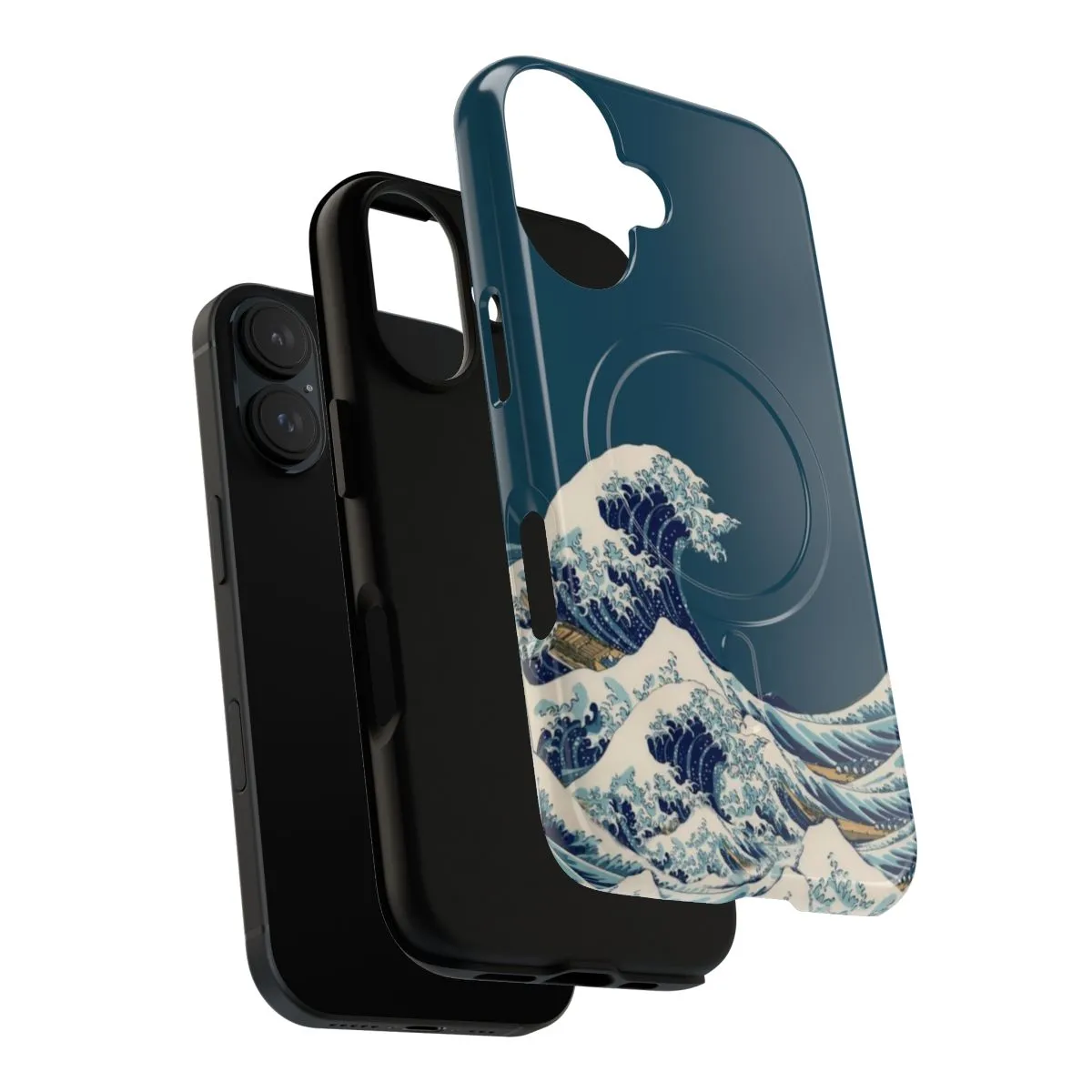 Artful Abstract Wave Phone Case for Nature Lovers