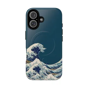 Artful Abstract Wave Phone Case for Nature Lovers