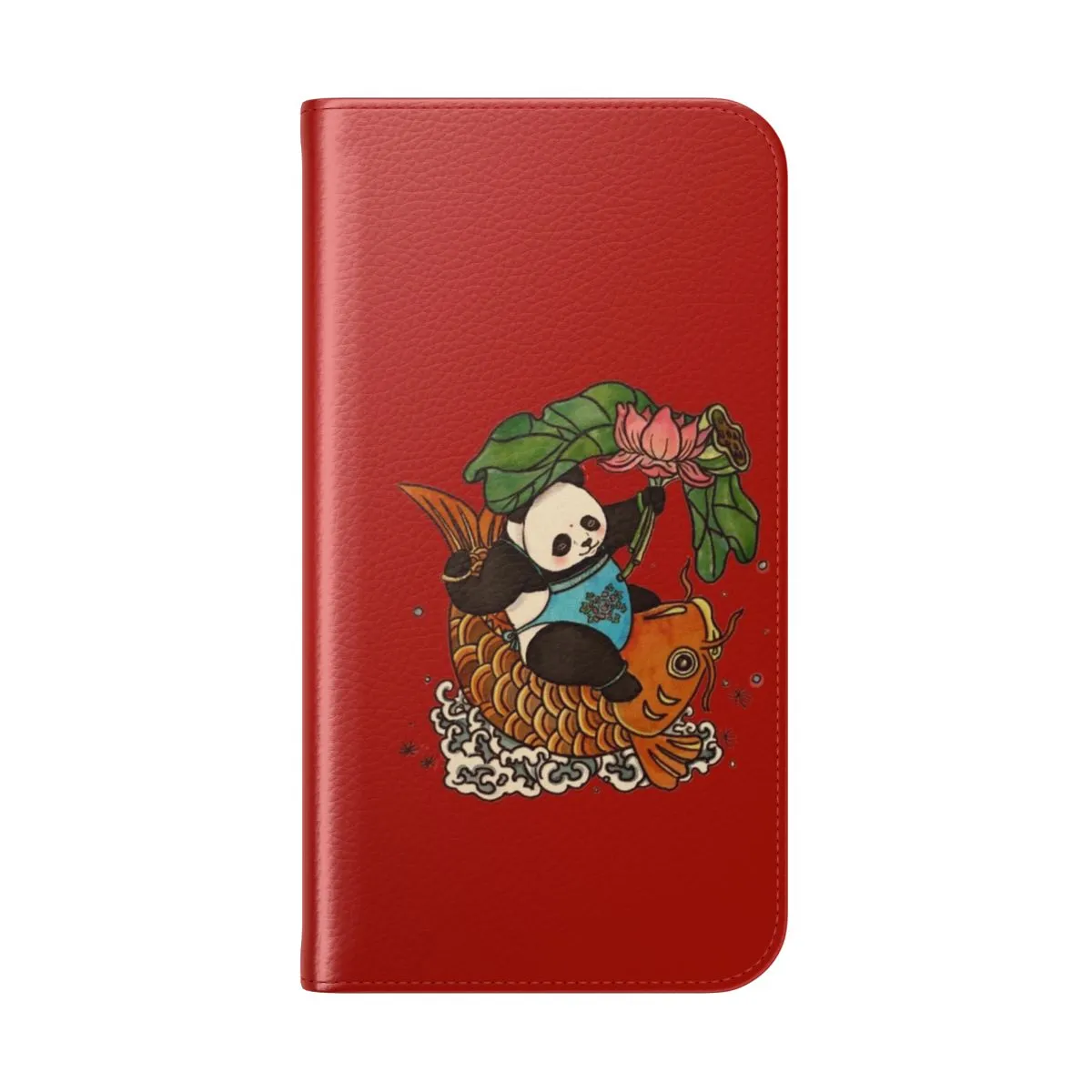 Artful Asian-Inspired Flip Cover Phone Case