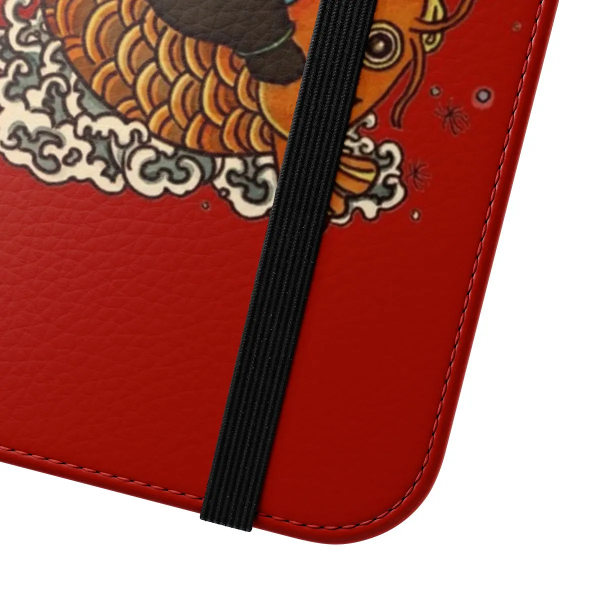 Artful Asian-Inspired Flip Cover Phone Case