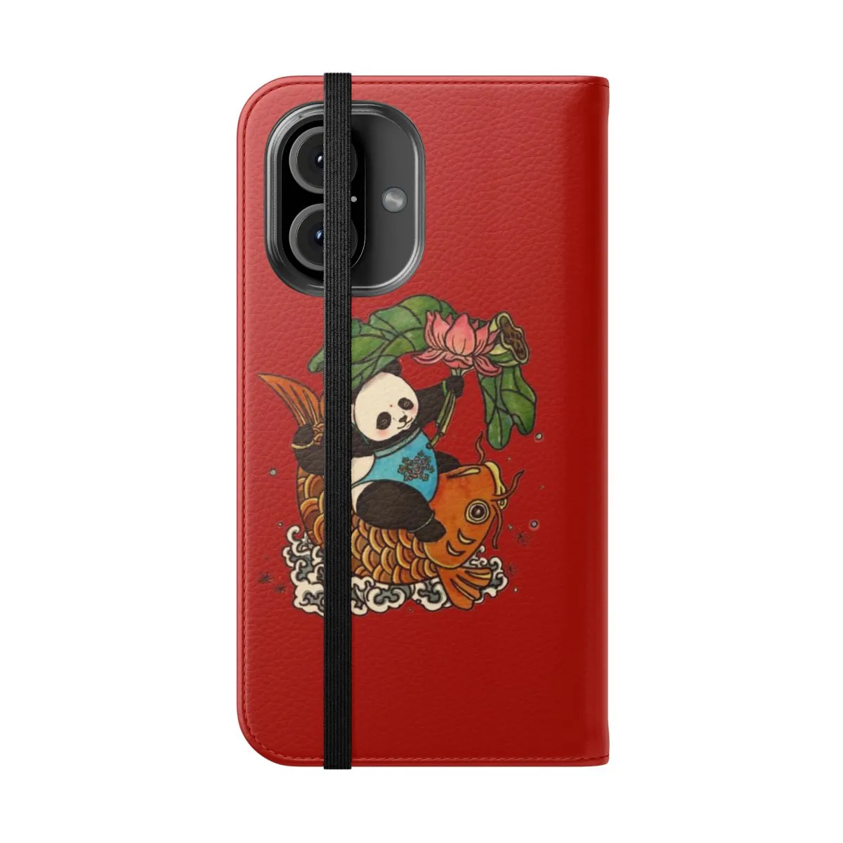 Artful Asian-Inspired Flip Cover Phone Case