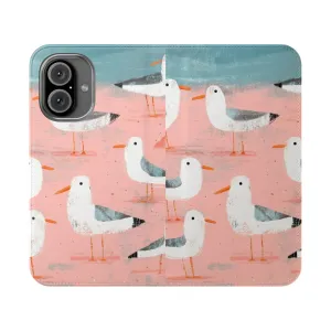 Artful Seagull Phone Case - Coastal Nature-Inspired Design