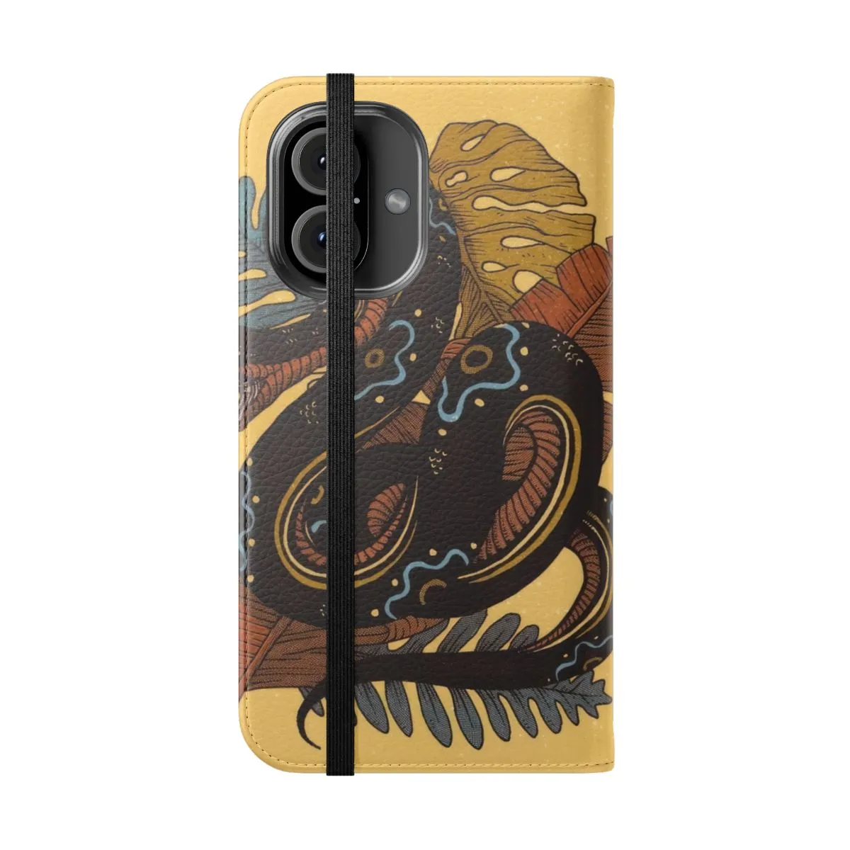 Artisanal Snake-Inspired Phone Case for Modern Style