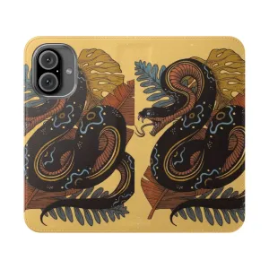 Artisanal Snake-Inspired Phone Case for Modern Style