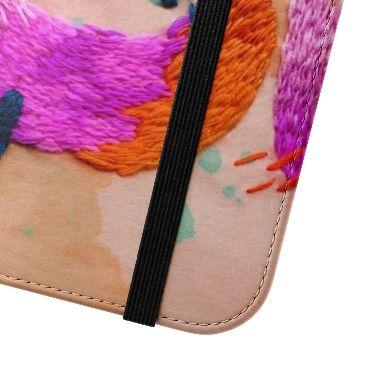 Artistic Abstract Embroidered Phone Case Cover