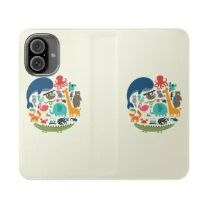 Artistic Animal Print Phone Case for Wildlife Lovers