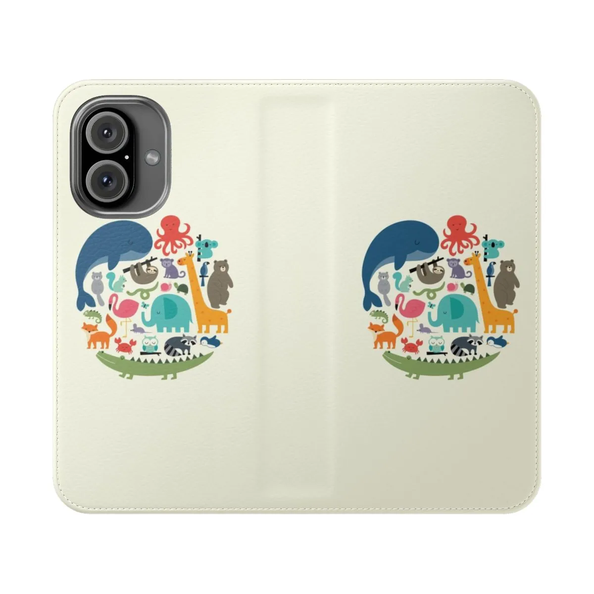 Artistic Animal Print Phone Case for Wildlife Lovers