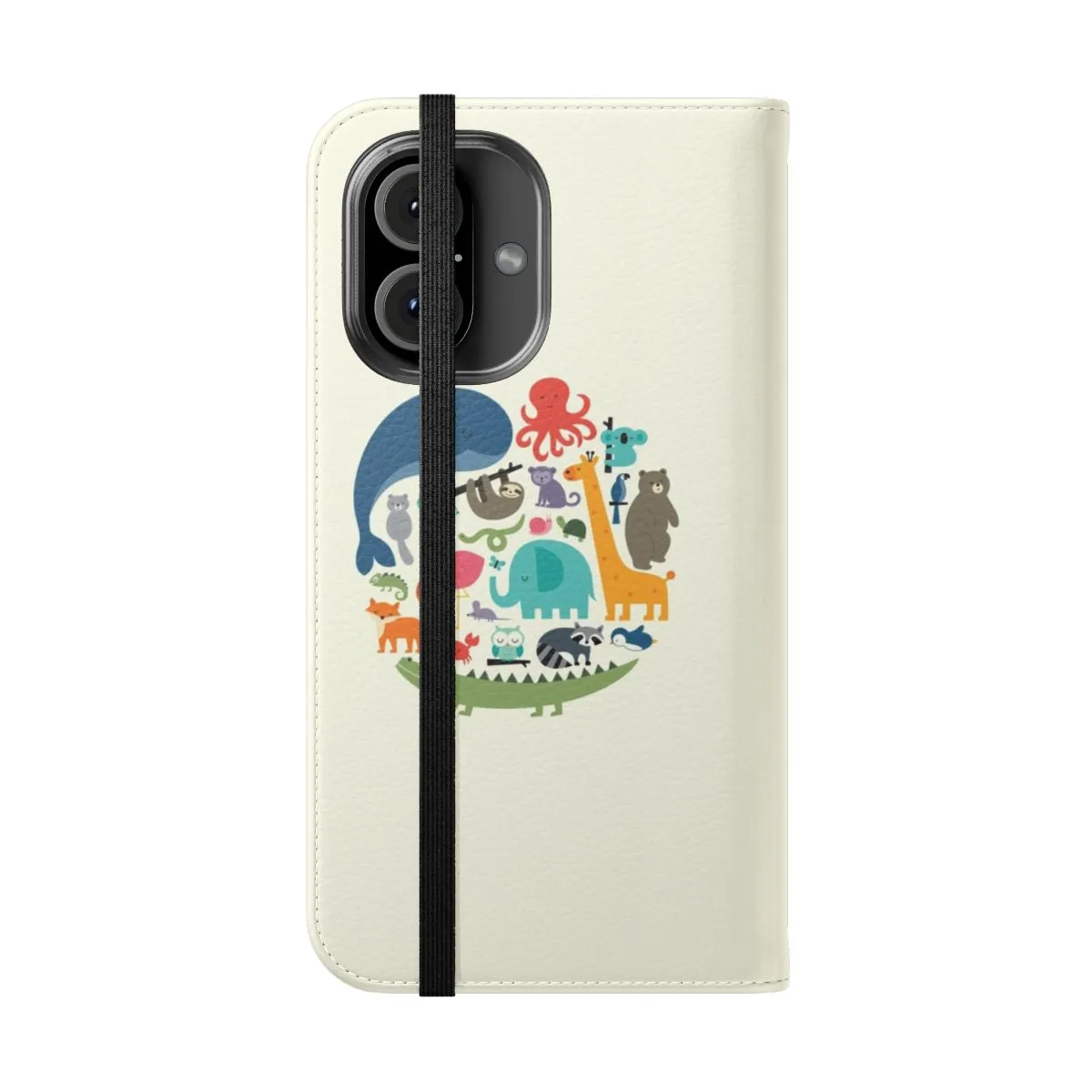 Artistic Animal Print Phone Case for Wildlife Lovers