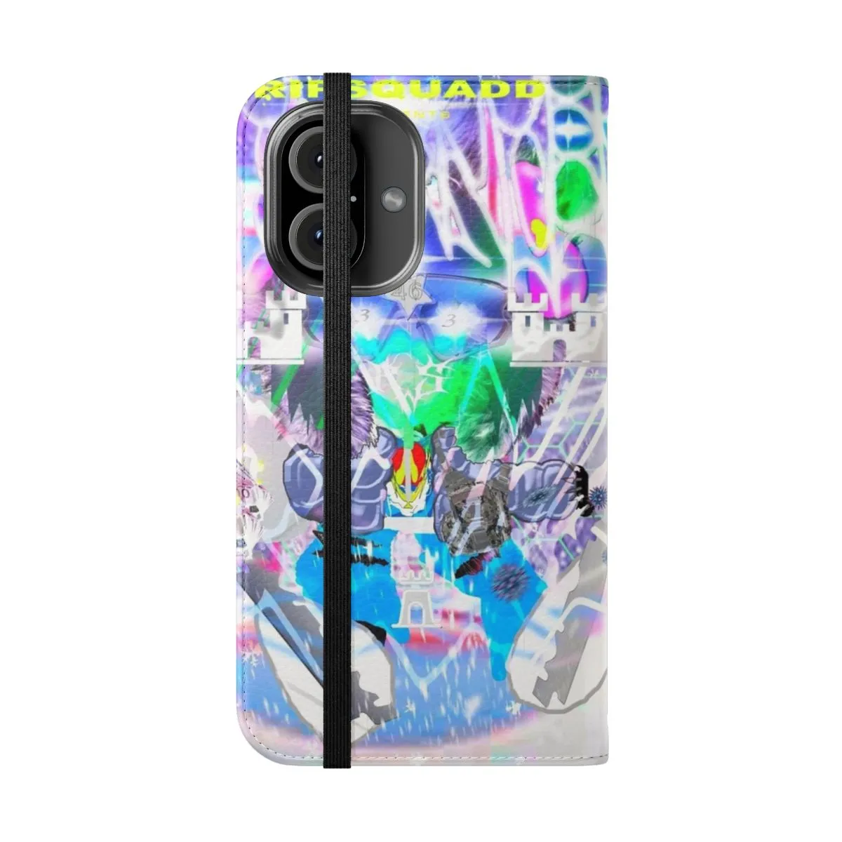 Artistic Bladee-Inspired Flip Cover Phone Case