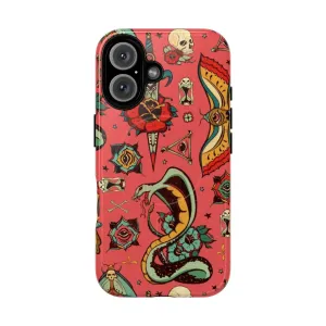 Artistic Boho Tattoo Pattern Magnetic Phone Case
