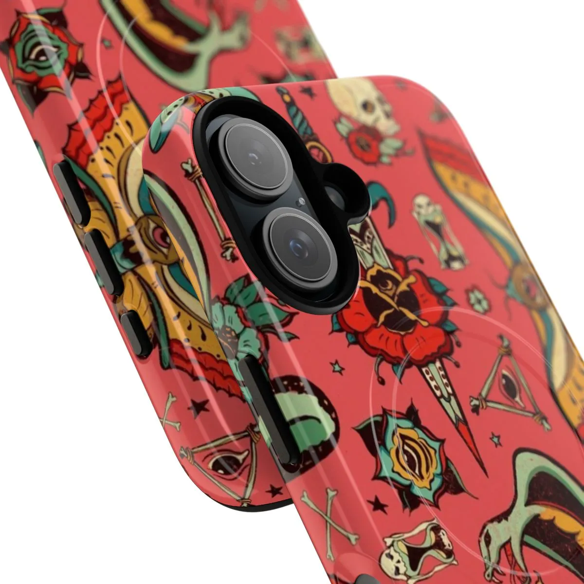 Artistic Boho Tattoo Pattern Magnetic Phone Case