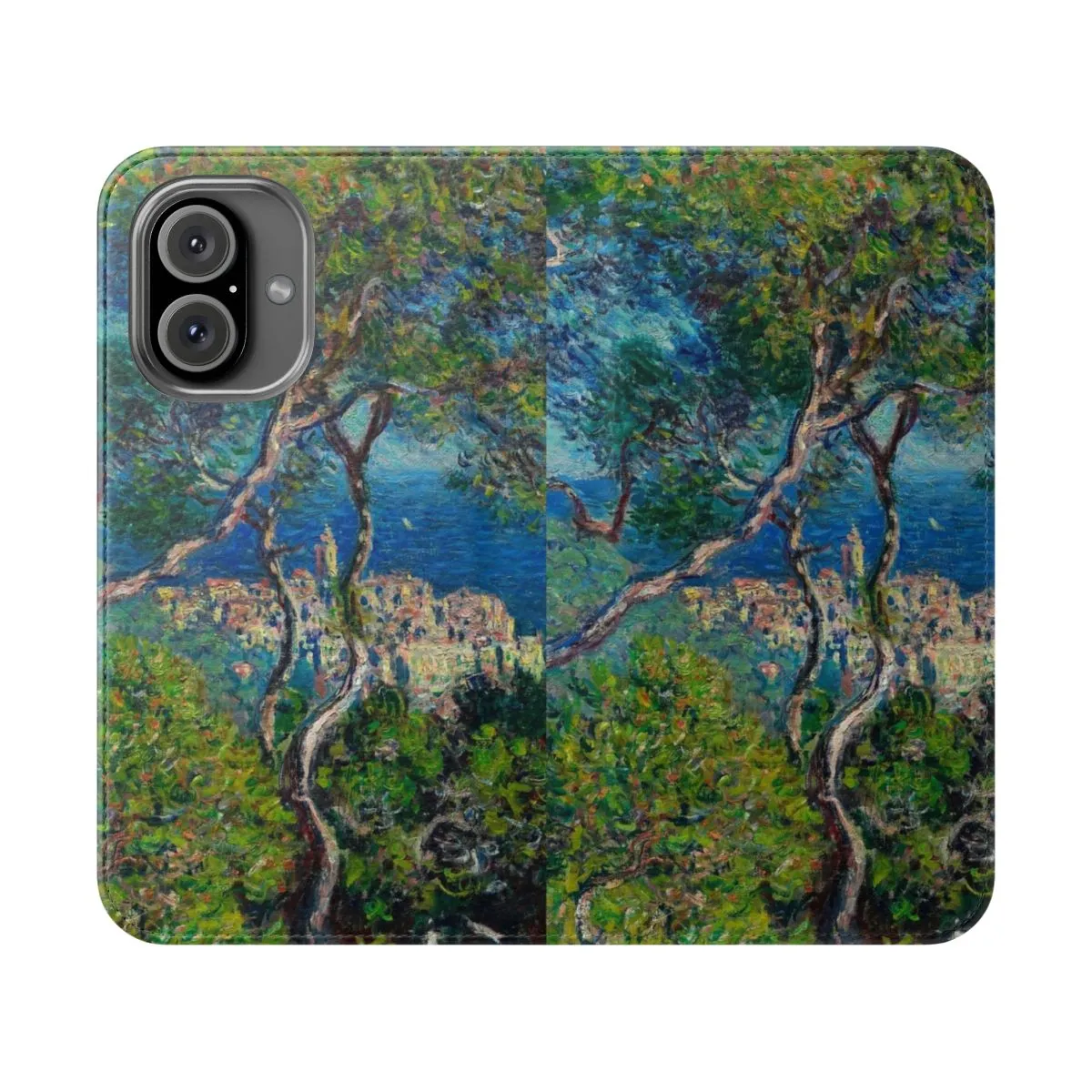 Artistic Bordighera Inspired Phone Case - Impressionist Floral Design