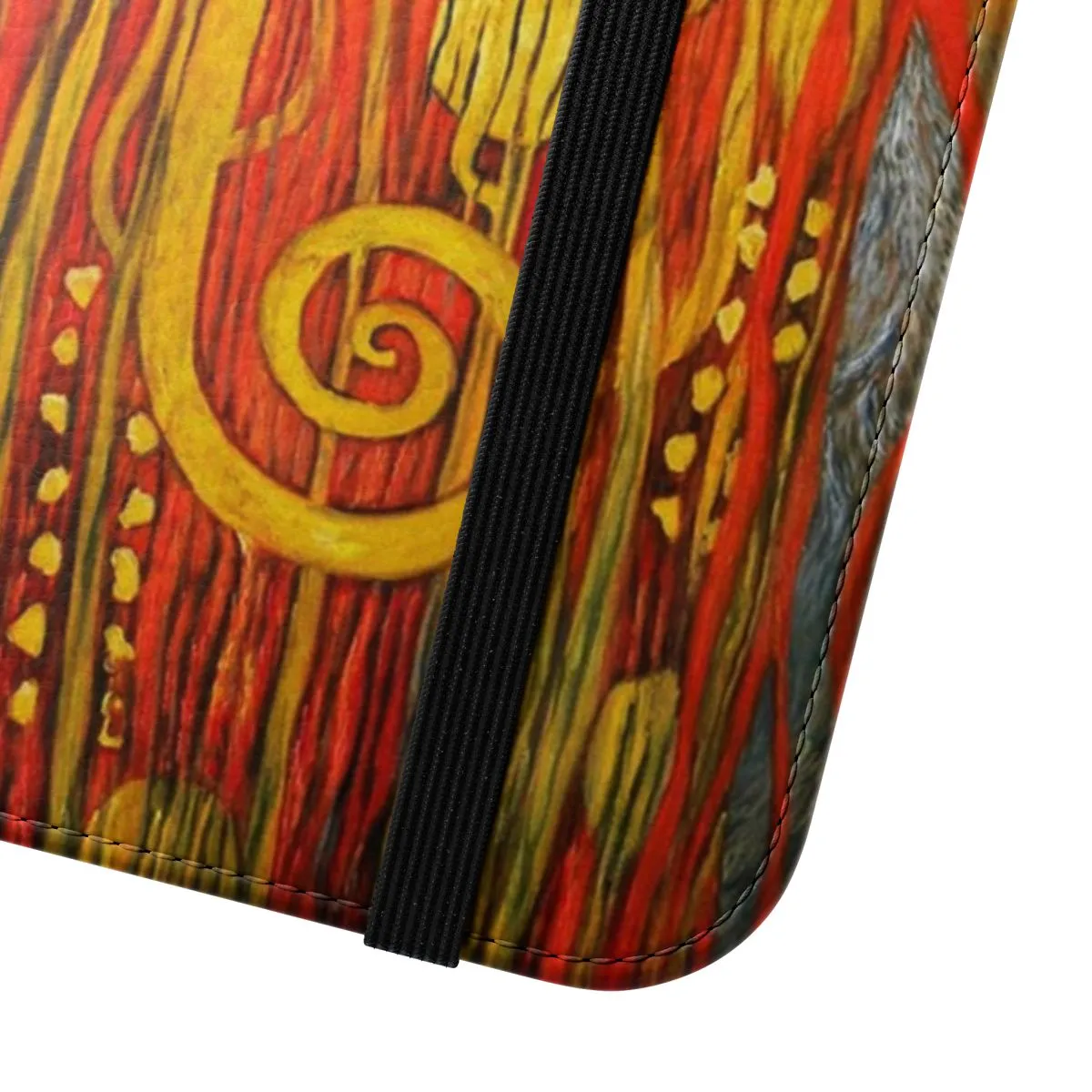 Artistic Flip Cover Phone Case Inspired by Gustav Klimt's Masterpieces