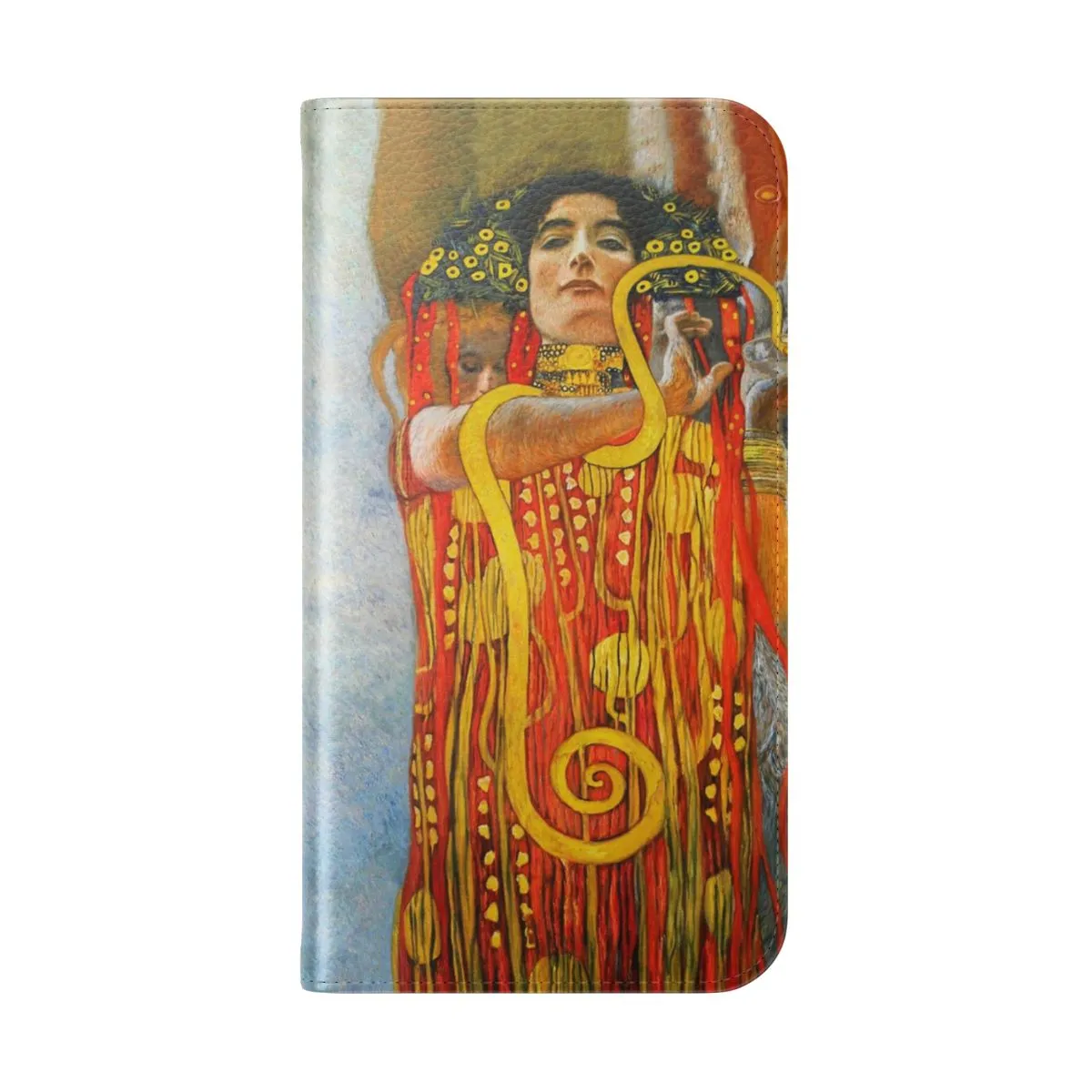 Artistic Flip Cover Phone Case Inspired by Gustav Klimt's Masterpieces