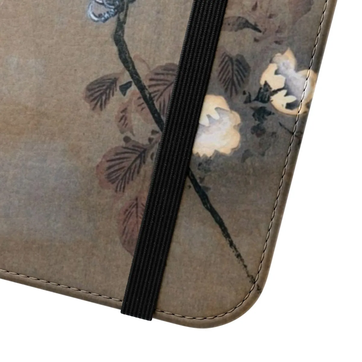 Artistic Japanese Crow and Blossom Phone Case