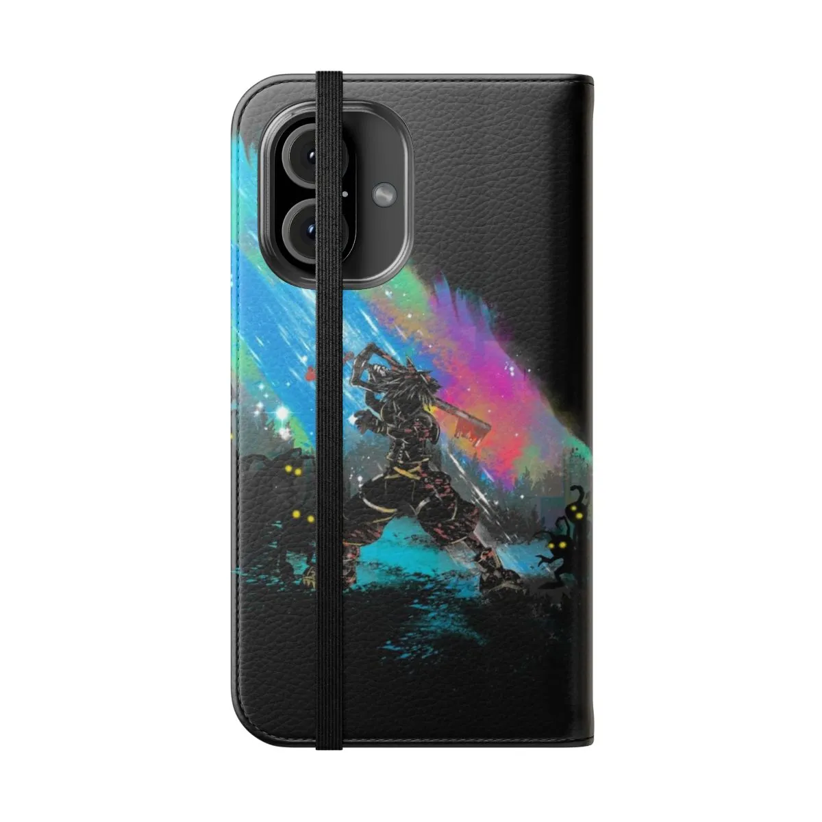 Artistic Kingdom Hearts Inspired Flip Cover Phone Case