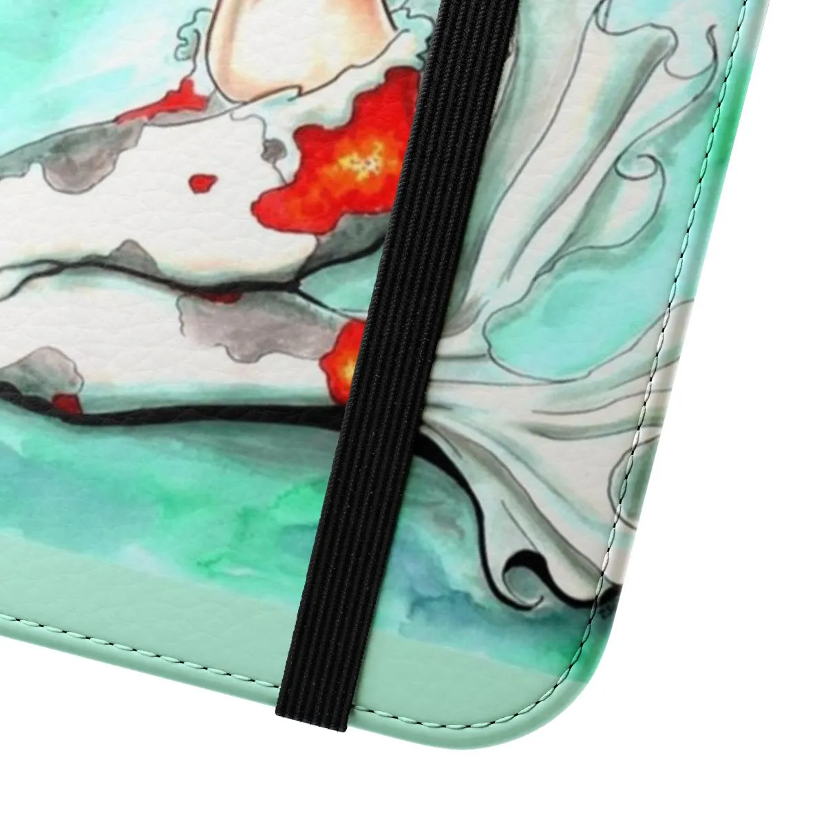 Artistic Koi Fish Phone Case with Japanese Imagery