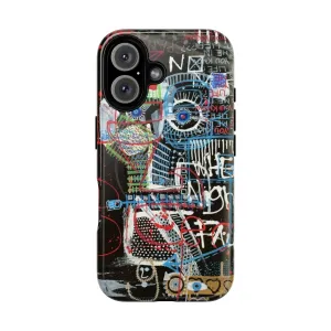 Artistic Magnetic Protective Phone Cases with Contemplative Designs