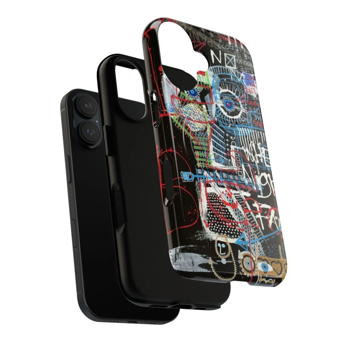 Artistic Magnetic Protective Phone Cases with Contemplative Designs