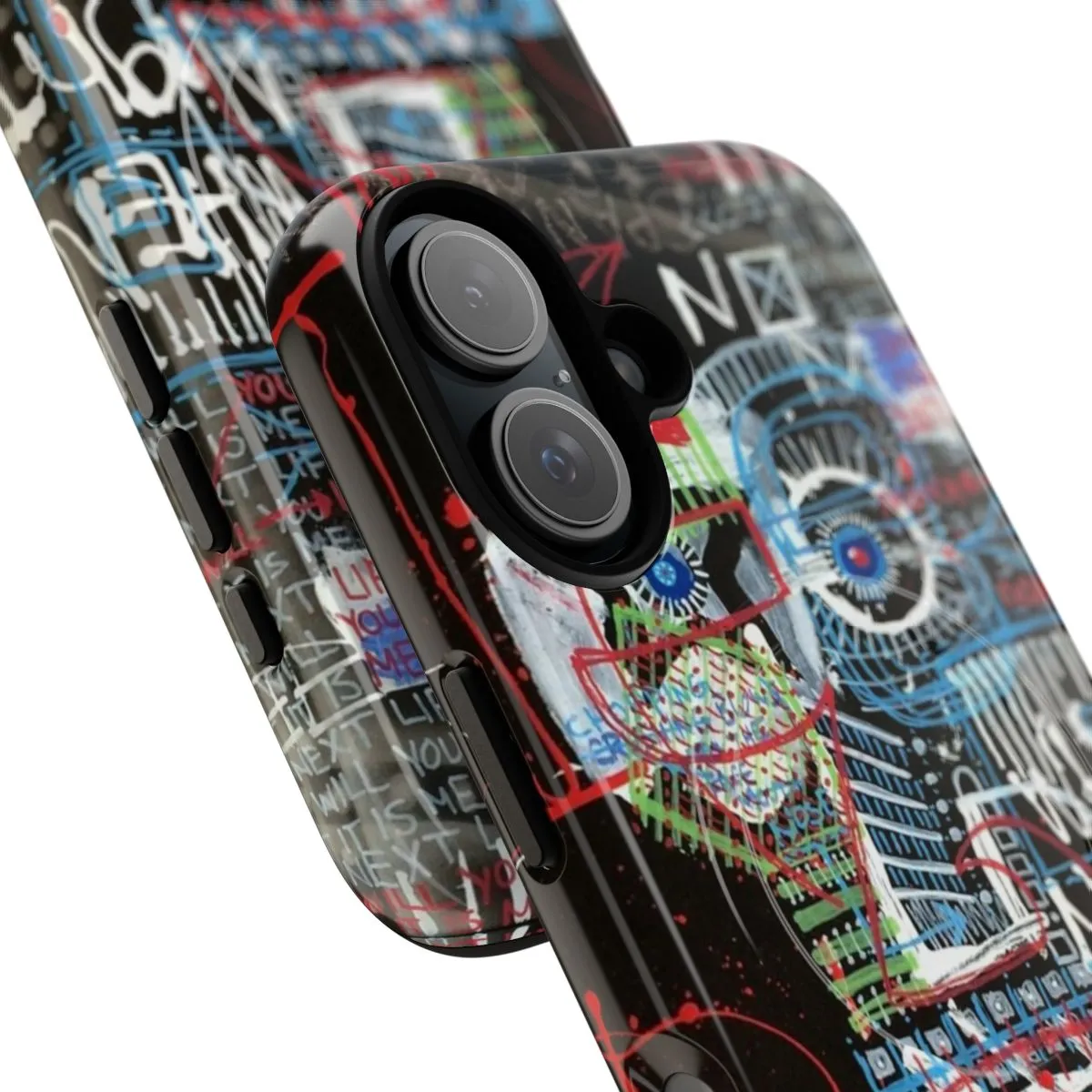 Artistic Magnetic Protective Phone Cases with Contemplative Designs