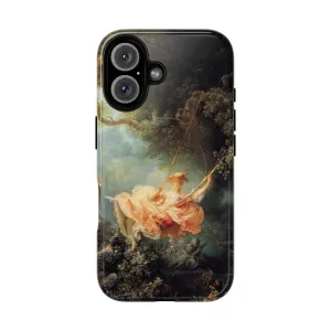 Artistic Magnetic Tough Phone Case Featuring Fragonard's The Swing
